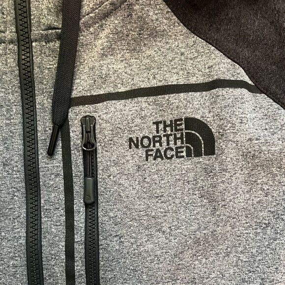 The North Face Men's Mack Ease Full Zip 2.0 Hooded Sweatshirt Jacket Grey Size L - Picture 4 of 13